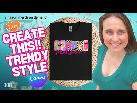 Copy This Trending Design Style Using Canva Full Tutorial- Plus 5 Bonus POD Niches🔥🔥🔥