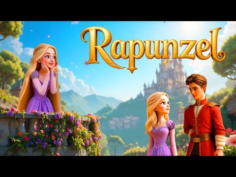 💖🏰 Rapunzel – The Girl with the Golden Hair | Kids Fairy Tale ✨