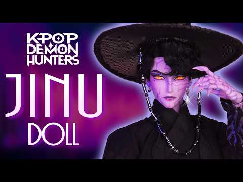 I made a custom JINU DOLL from KPOP DEMON HUNTERS! 😈 🐯 💜