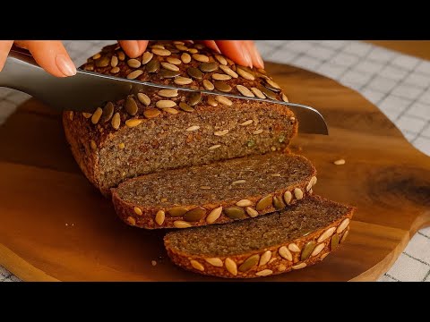 No Flour, No Yeast — I Lost 15 kg With This Easy Low-Carb Bread!