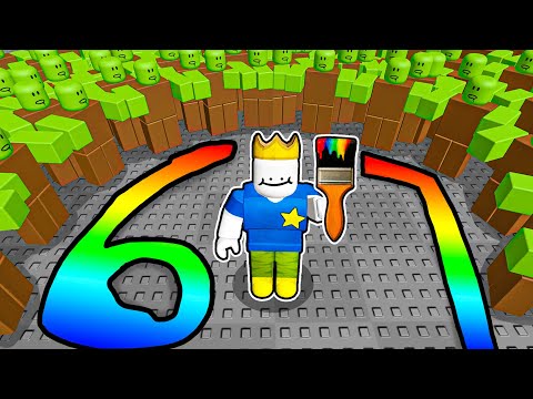 Roblox DRAW WALLS to SURVIVE...