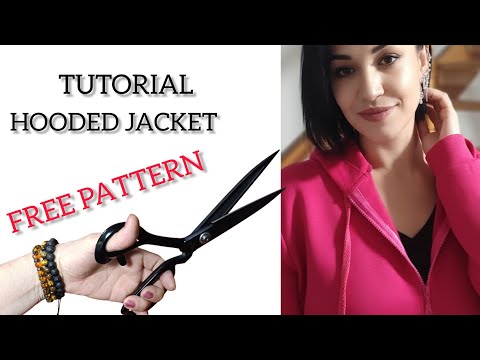 💥How to Sew a DIY Women's Hooded Jacket? M/L/XL compatible! 