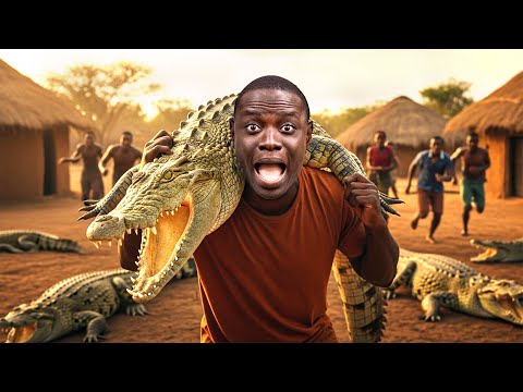 The Crocodile Village In Ghana - Anytime You See A Crocodile Someone D!es 🇬🇭