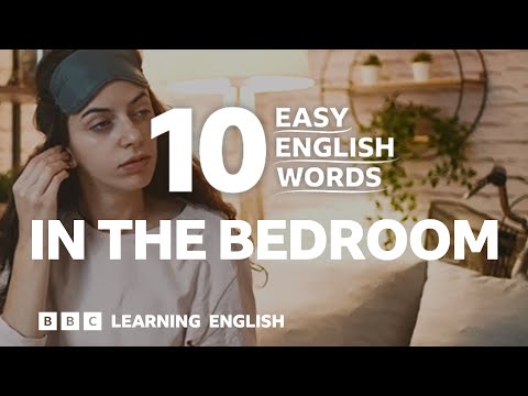 In the bedroom: 10 Easy English Words