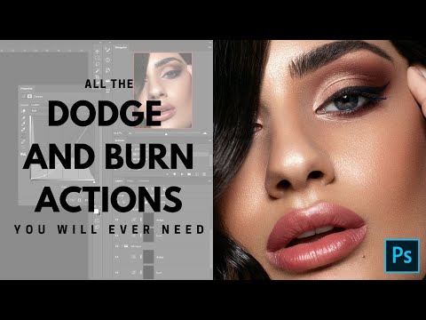 All the DODGE and BURN actions you will ever need for SKIN RETOUCHING // Easy to follow tutorial