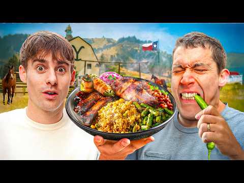 Two Brits try a Real Texas Cookout!