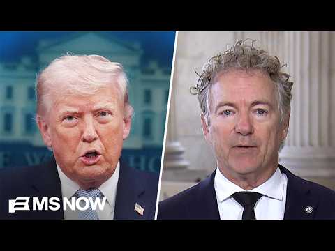 'We are made weaker by this war': Sen. Rand Paul criticizes refusal to pass war powers resolution