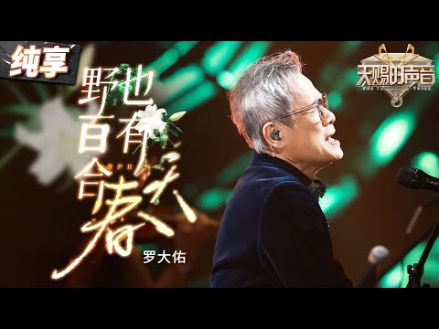 【纯享版】经典再现!罗大佑钢琴弹唱《野百合也有春天》 每个音符都是一段故事 每个旋律都是一次怀念! #天赐的声音5 EP1 20240426