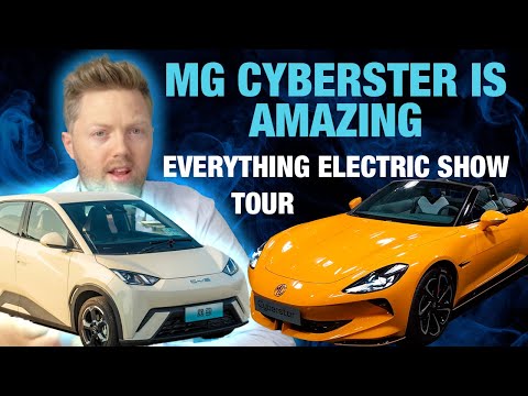 MG Cyberster & More at the Everything Electric Show in London.