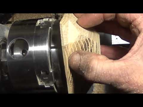 Woodturning 6 thin wall square bowls to make a cube