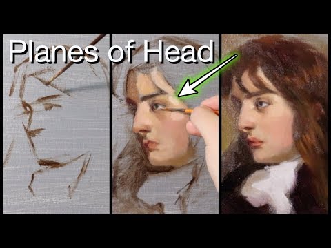 Portrait Painting Tutorial |  Step By Step Instructional Paint Along