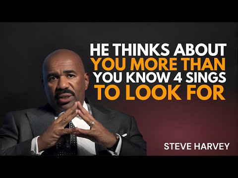 4 Signs He Secretly Thinks About You More Than You Know | Steve Harvey | Rise in Love
