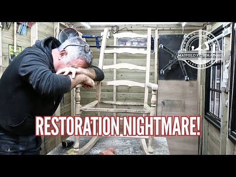 The RESTORATION of this TINY Chair nearly BROKE ME!!