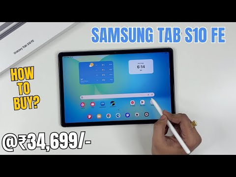 I got Samsung Tab S10 FE for ₹34,699/- | Full Review & Comparison with S9 FE