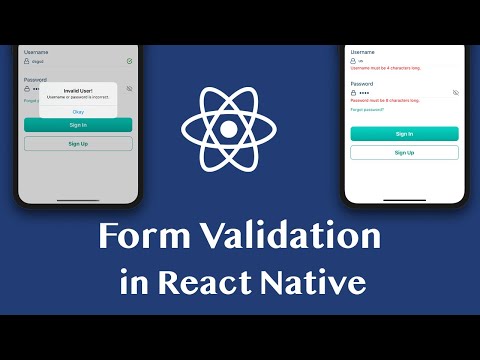 Form Validation in React Native Tutorial