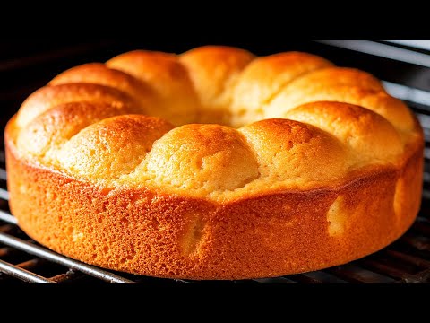 Japanese banana cake in 5 minutes that (UNFORTUNATELY) NO ONE knows about! It melts in your mouth!