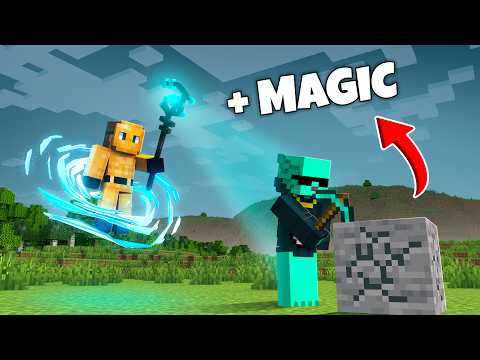 Minecraft Manhunt, but Hunters Mining Increases my MAGIC