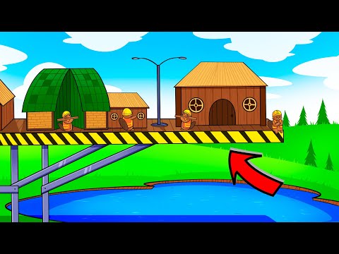 Engineering OVERHANGS to extend my city in Timberborn!