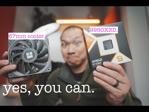 I undervolted the 9950X3D with a little cooler in the NCore 100 Air. Nothing exploded.