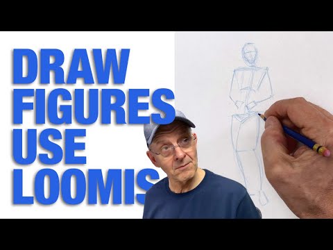 Want to Draw Figures: The secret is the Loomis Method
