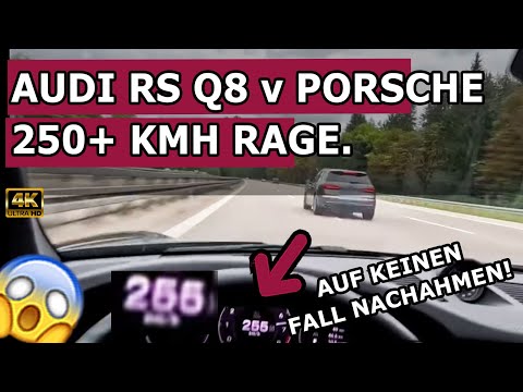Audi RS Q8 nötigt uns bei 255 km/h?! & A45s AMG dreht durch!  - Dashcams in 4k