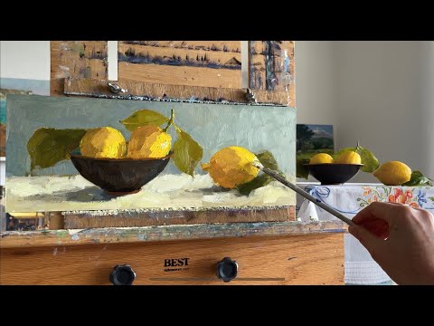 Still Life Demonstration with Commentary | Oil Painting Tutorial