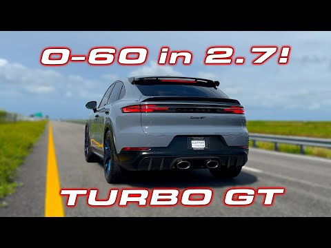 QUICKEST SUPER SUV? * 2024 Porsche Cayenne Turbo GT Review, 1/4 Mile and 0-60 MPH Testing