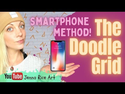 How to Scale your Small Design to a LARGE Wall- The Doodle Grid- Smartphone Method for Murals 2022