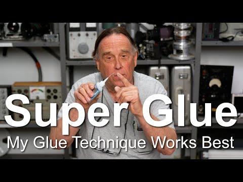 How To Crazy Glue Superglue Wood Rubber Leather Drywall Fix anything with CA CyanoAcrylate