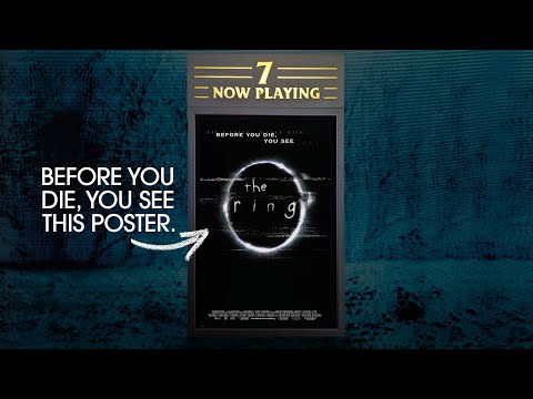 The movie poster for THE RING is...deadly?
