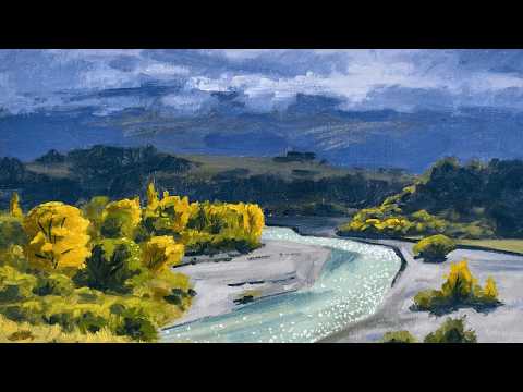 STOP Painting Boring Light in Your Landscapes! Try THIS Instead