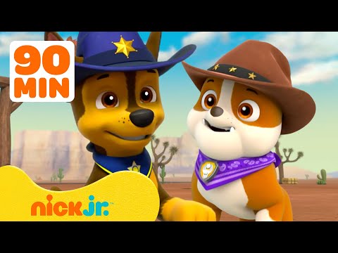 Patrulha Canina | Missões de cowboy e resgates no deserto! 🤠🌵 | Nick Jr. em Português