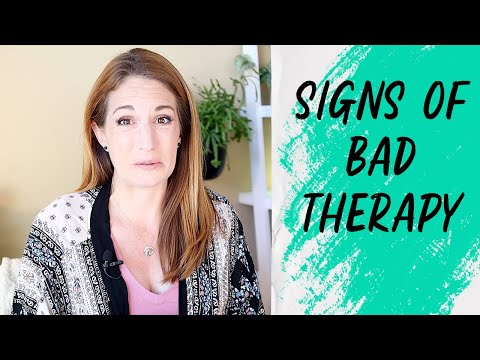 Signs you Might be Offering Bad Therapy