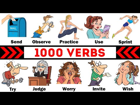 1000 Verbs | Common Verbs in English with examples | Part 2 | Action Verbs | English Vocabulary