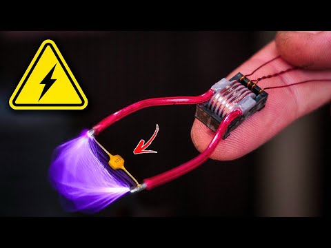 Make 100,000V High Voltage Generator by custom Transformer