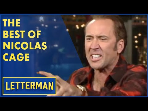 The Best Of Nicolas Cage | David Letterman