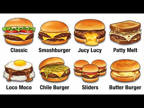 Every Hamburger Explained in 5 Minutes
