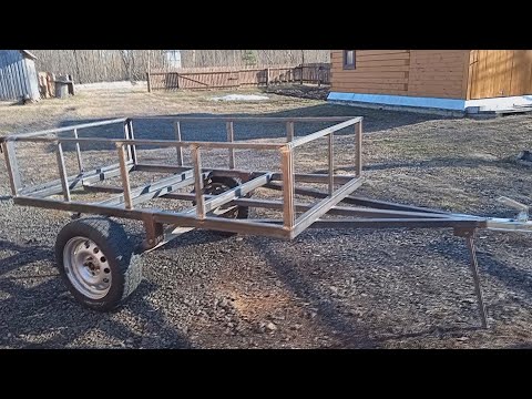 DIY car trailer.