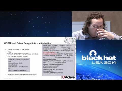 Windows Kernel Graphics Driver Attack Surface