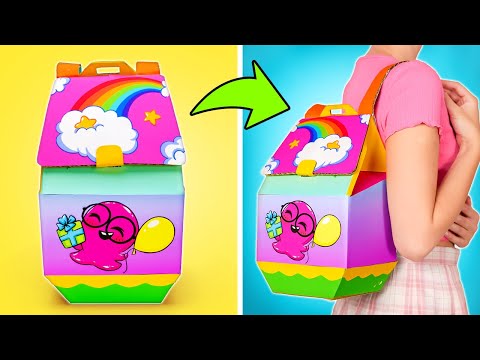 LIVE: Do Papelão à Mochila 🚀 || Artesanatos Divertidos e Fáceis com Papelão