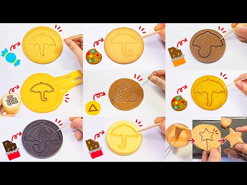Various Dalgona Challenge Asmr🔴🔺🟥 (Squid Game 2)
