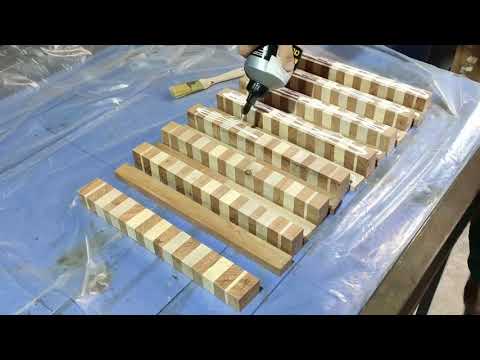 End grain cutting board without a planer, easy!!!