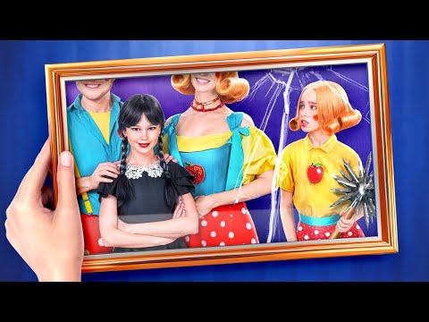 미스 & 미스터 딜라이트가 웬즈데이 아담스를 입양했습니다! 미스 딜라이트가 아기를 낳았어요! 멋진 육아 꿀팁