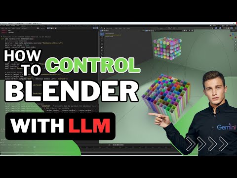 I Controlled Blender With My Voice using LLM (Gemini)