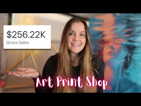 How to Start an Etsy Art Print Shop (That Makes Money While You Sleep)
