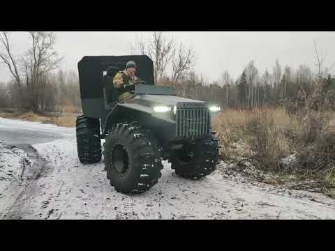 Очередной вездеход готов. Тестовые покатушки и обзор.