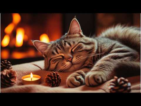 Calming music for Cats 🎵 Cat anxiety music no ads Cat music for sleep  Piano cat music
