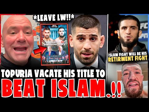 Ilia Topuria LEAVES LW Title to BEAT Islam Makhachev?!