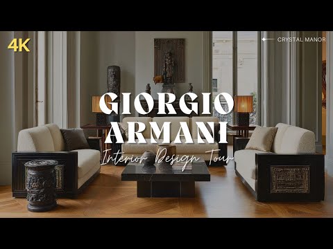 Giorgio Armani-Inspired Interiors: Modern Masculine Luxury Homes