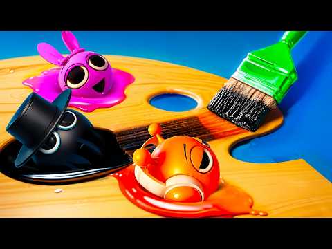 Блэк из SPRUNKI теряет свой дом! Смогут ли Пинки, Орен и Мистер Веселый Компьютер спасти положение?